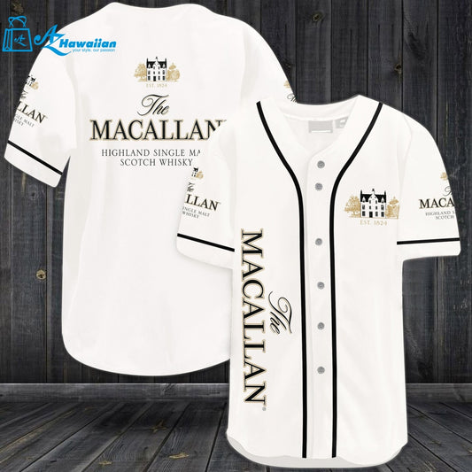 The Macallan Scotch Whiskey Baseball Jersey