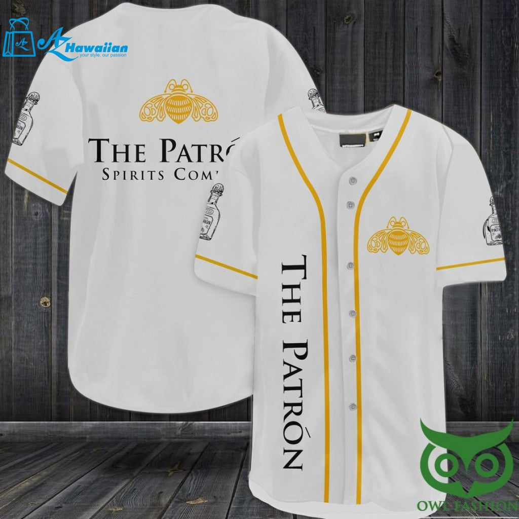 The Patron Tequila Baseball Jersey Shirt