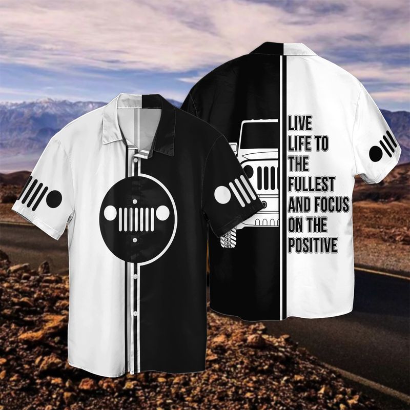 To car Love To Life To The Fullest And Focus On The Positive For Men And Women Graphic Print Short Sleeve 