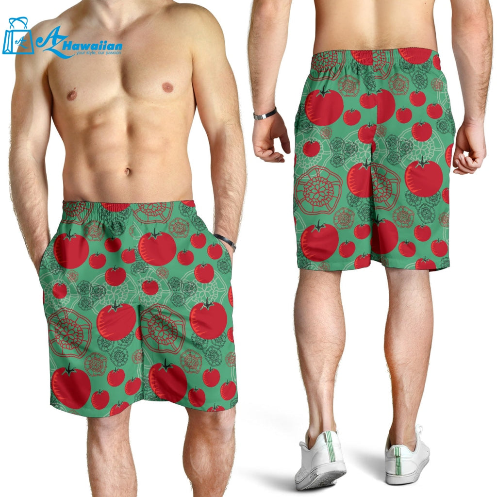 Tomato Design Pattern Men Shorts