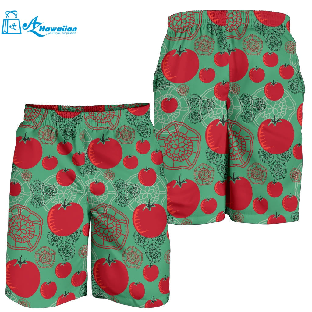 Tomato Design Pattern Men Shorts