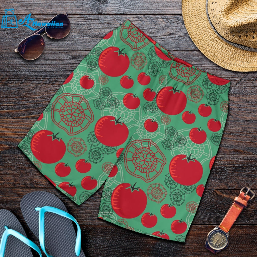 Tomato Design Pattern Men Shorts