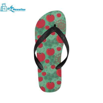 Tomato design pattern Unisex Flip Flops