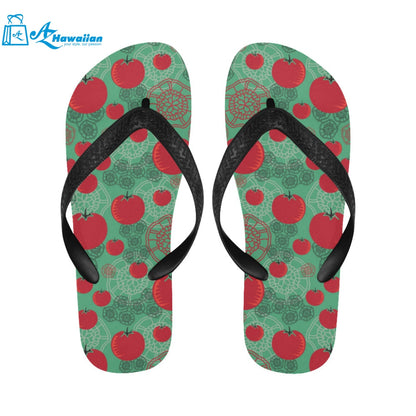 Tomato design pattern Unisex Flip Flops