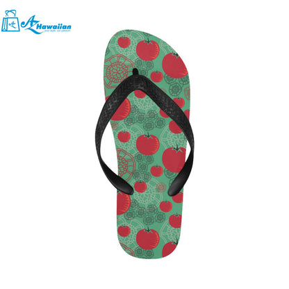 Tomato design pattern Unisex Flip Flops