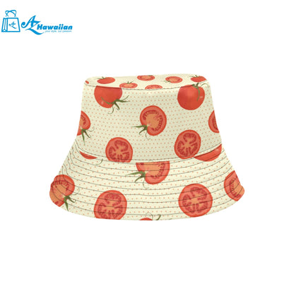 Tomato dot background Unisex Bucket Hat