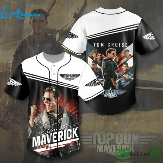 Top Gun Maverick Tom Cruise Cast Baseball Jersey Shirt