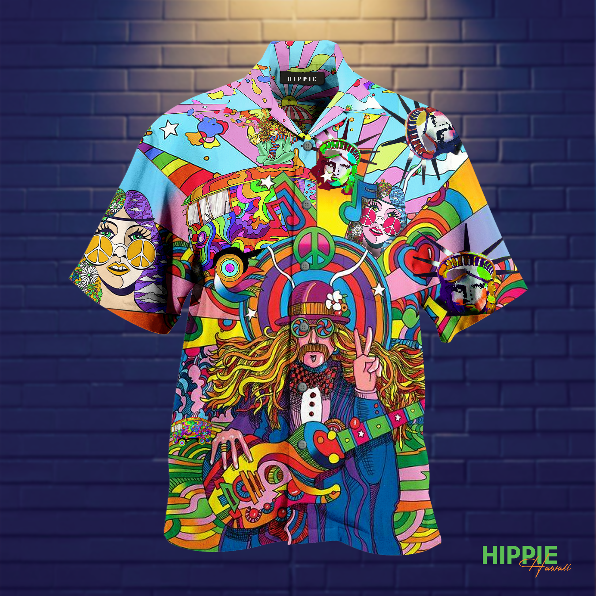 Amazing Hippie Hawaiian Shirt