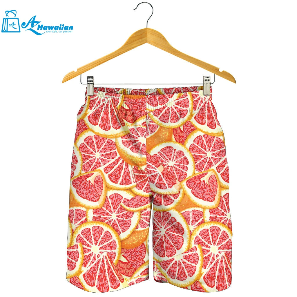 Tropical Grapefruit Pattern Men Shorts