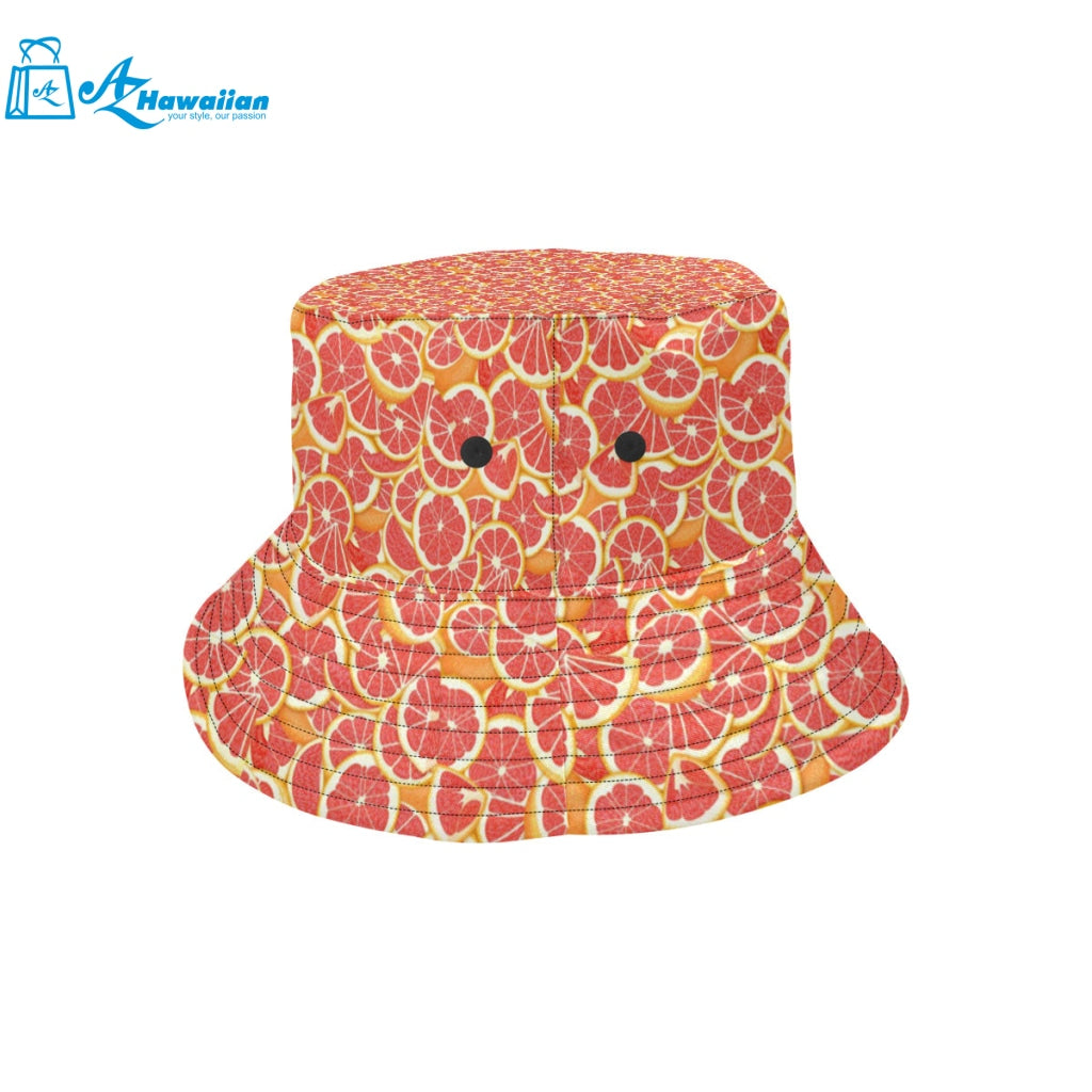 Tropical grapefruit pattern Unisex Bucket Hat