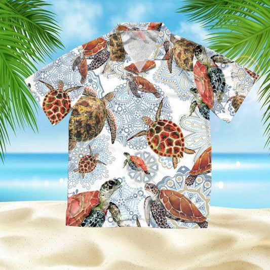 Turtle Mandala Hawaiian Shirt | Unisex | Adult | HW5014