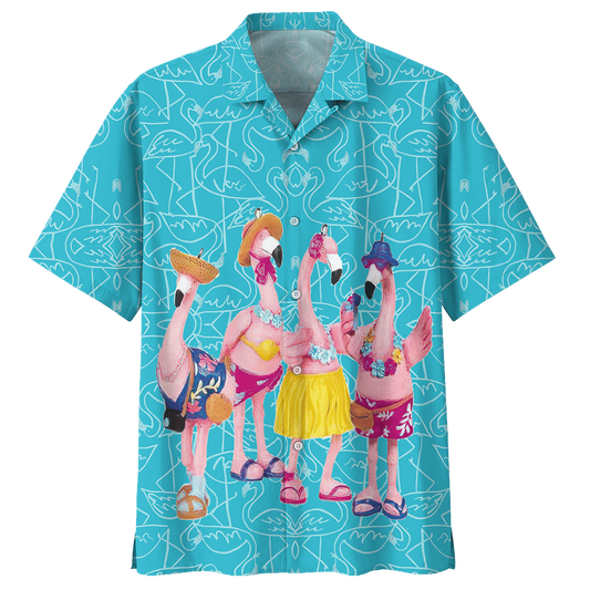 Flamingo Hawaiian Shirt Azs001