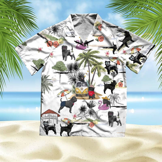 Affenpinscher Hawaiian Shirt Hawaii Beach Retro