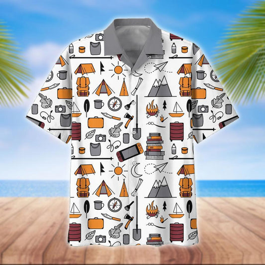 Camping Hawaiian Shirt 5 | Unique Beach Shirt Hawaiian