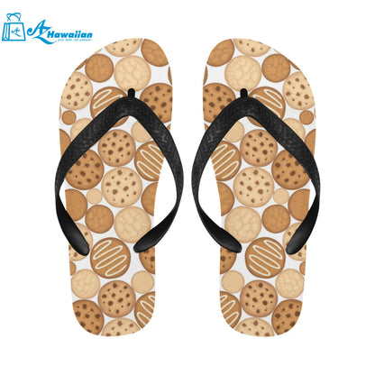 Various cookie pattern Unisex Flip Flops