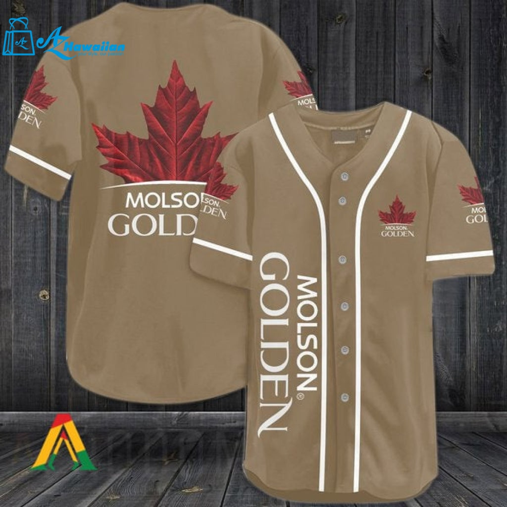 Vintage Molson Golden Beer Baseball Jersey