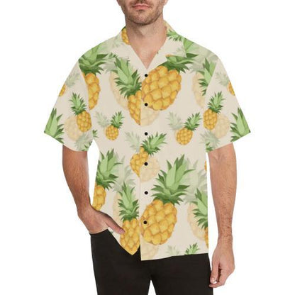 Vintage Pineapple Tropical Hawaiian Shirt