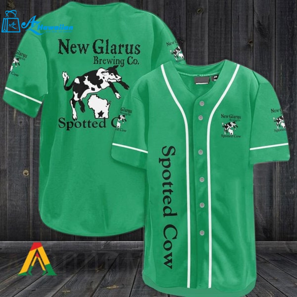 Vintage Spotted Cow Beer Baseball Jersey