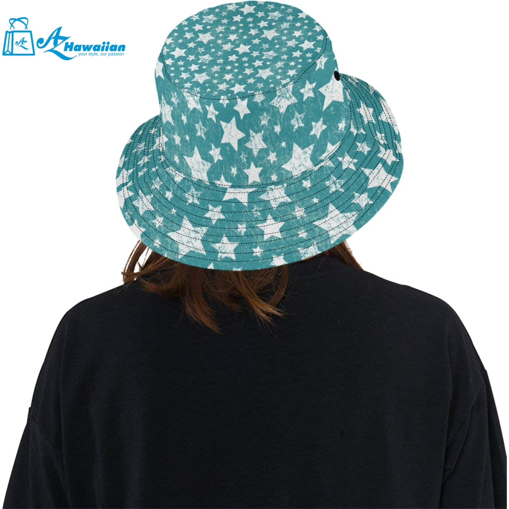 Vintage star pattern Unisex Bucket Hat