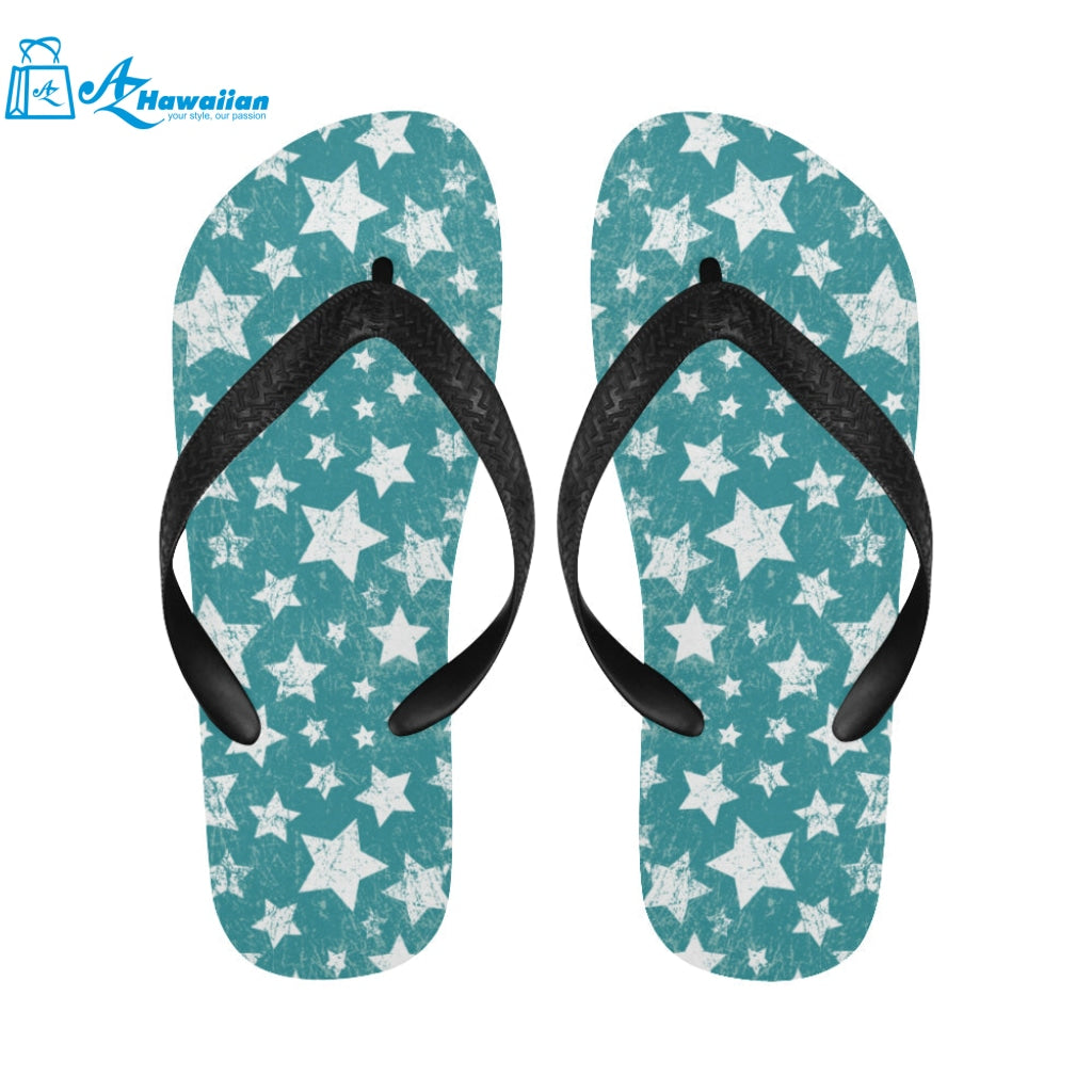 Vintage star pattern Unisex Flip Flops