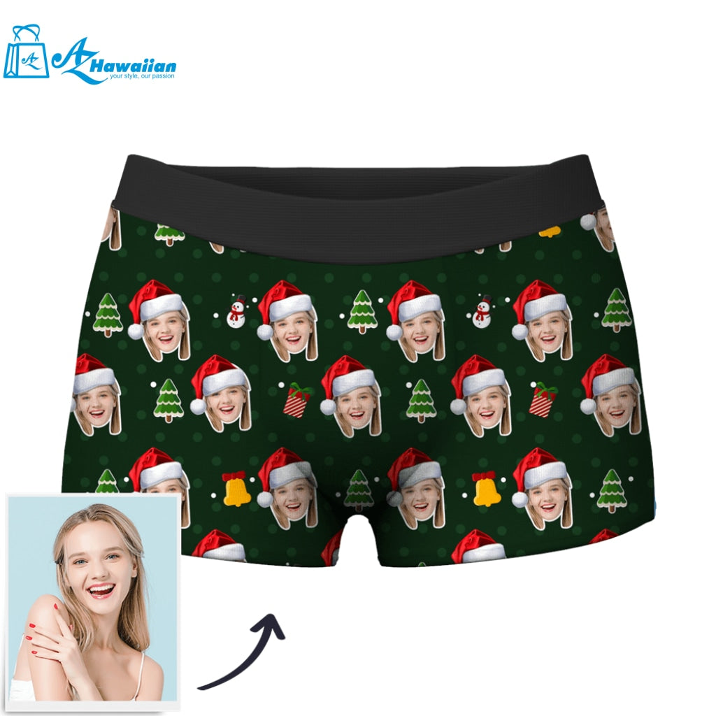 VIP For Men's Custom Christmas Boxer Shorts