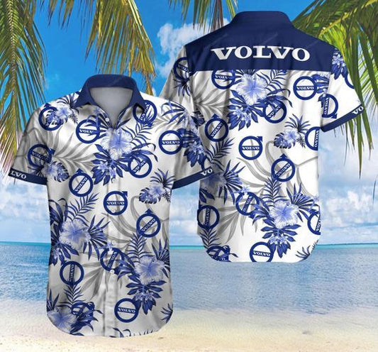 Volvo Hawaiian Graphic Print Short Sleeve 