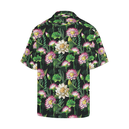 Water Lily Pattern Print Design Wl0 Hawaiian Shirt