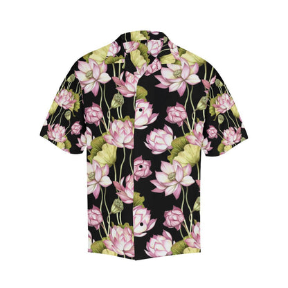 Water Lily Pattern Print Design Wl Hawaiian Shirt