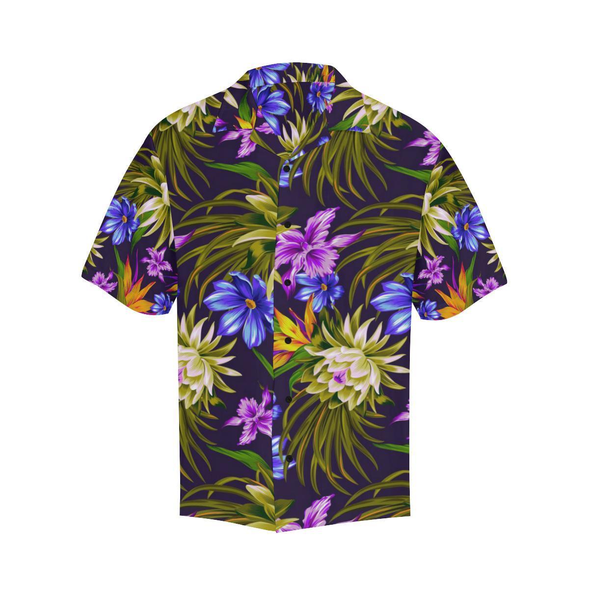 Water Lily Pattern Print Design Wl Hawaiian Shirt