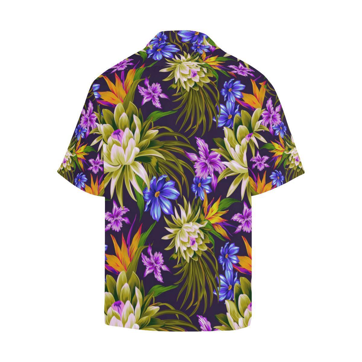 Water Lily Pattern Print Design Wl Hawaiian Shirt