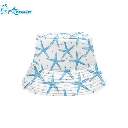 Watercolor starfish pattern Unisex Bucket Hat