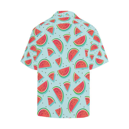 Watermelon Pattern Print Design Wm Hawaiian Shirt