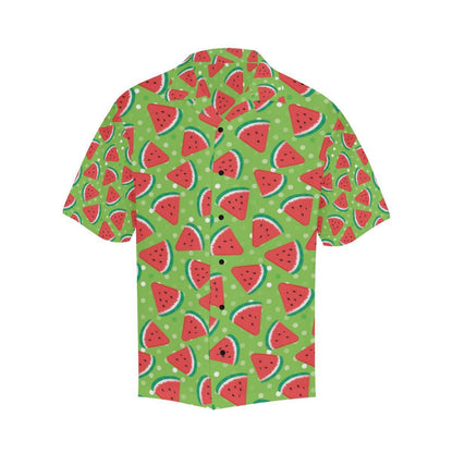 Watermelon Pattern Print Design Wm Hawaiian Shirt