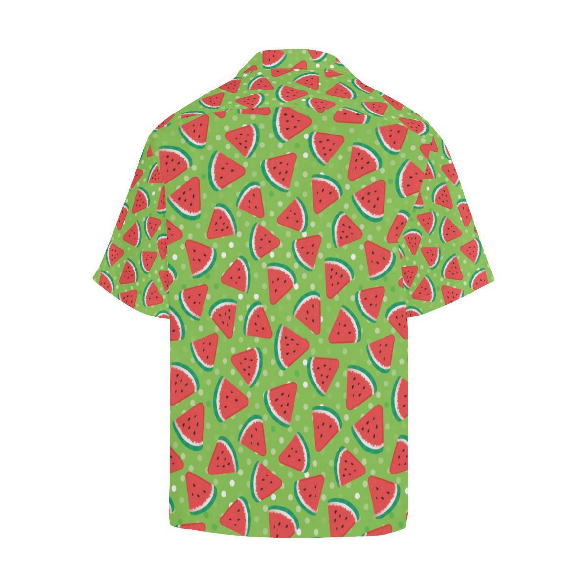 Watermelon Pattern Print Design Wm Hawaiian Shirt