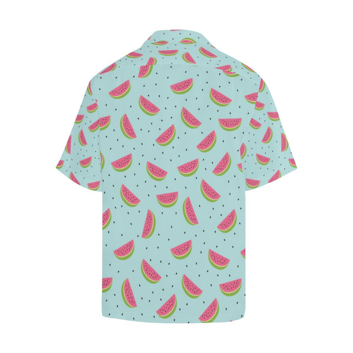 Watermelon Pattern Print Design Wm Hawaiian Shirt