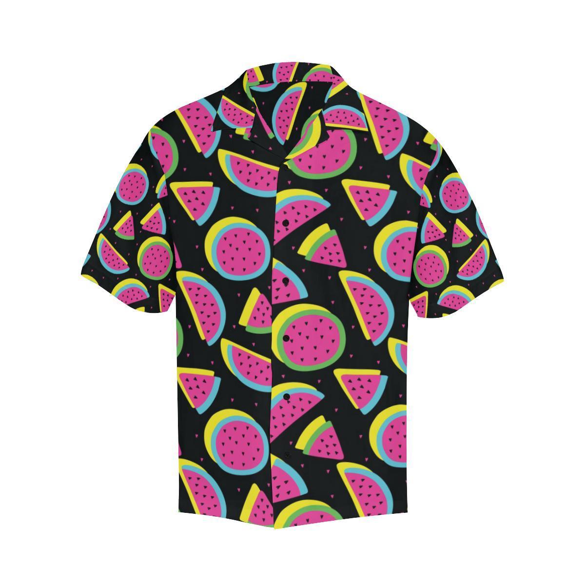 Watermelon Pattern Print Design Wm Hawaiian Shirt