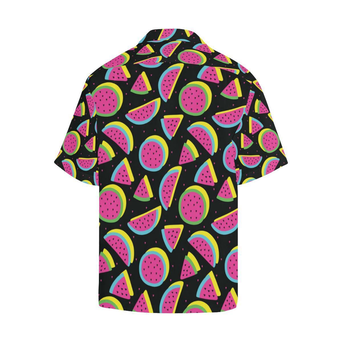 Watermelon Pattern Print Design Wm Hawaiian Shirt