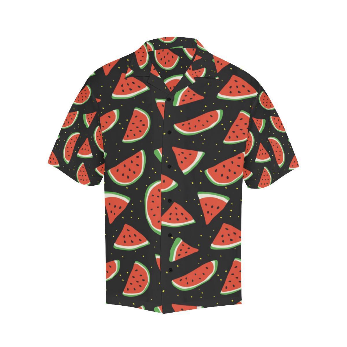 Watermelon Pattern Print Design Wm Hawaiian Shirt