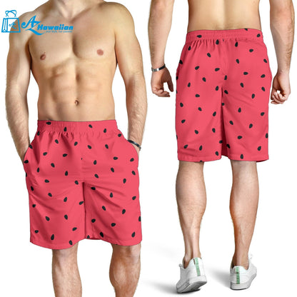 Watermelon Texture Background Men Shorts