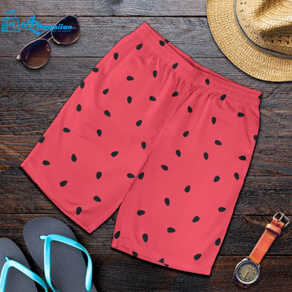 Watermelon Texture Background Men Shorts