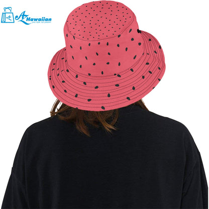 watermelon texture background Unisex Bucket Hat