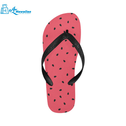 watermelon texture background Unisex Flip Flops