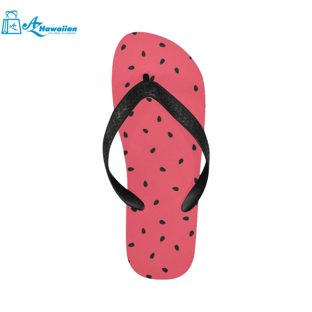 watermelon texture background Unisex Flip Flops