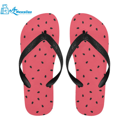 watermelon texture background Unisex Flip Flops