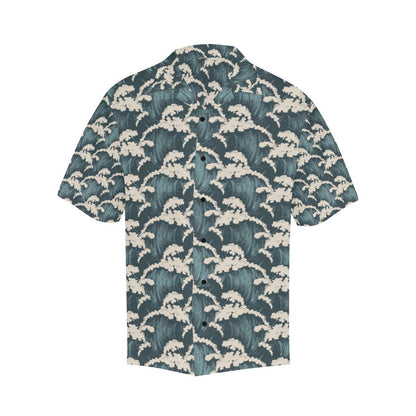 Wave Art Print Hawaiian Shirt