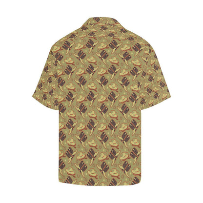 Western Cowboy Themed Hawaiian Shirt