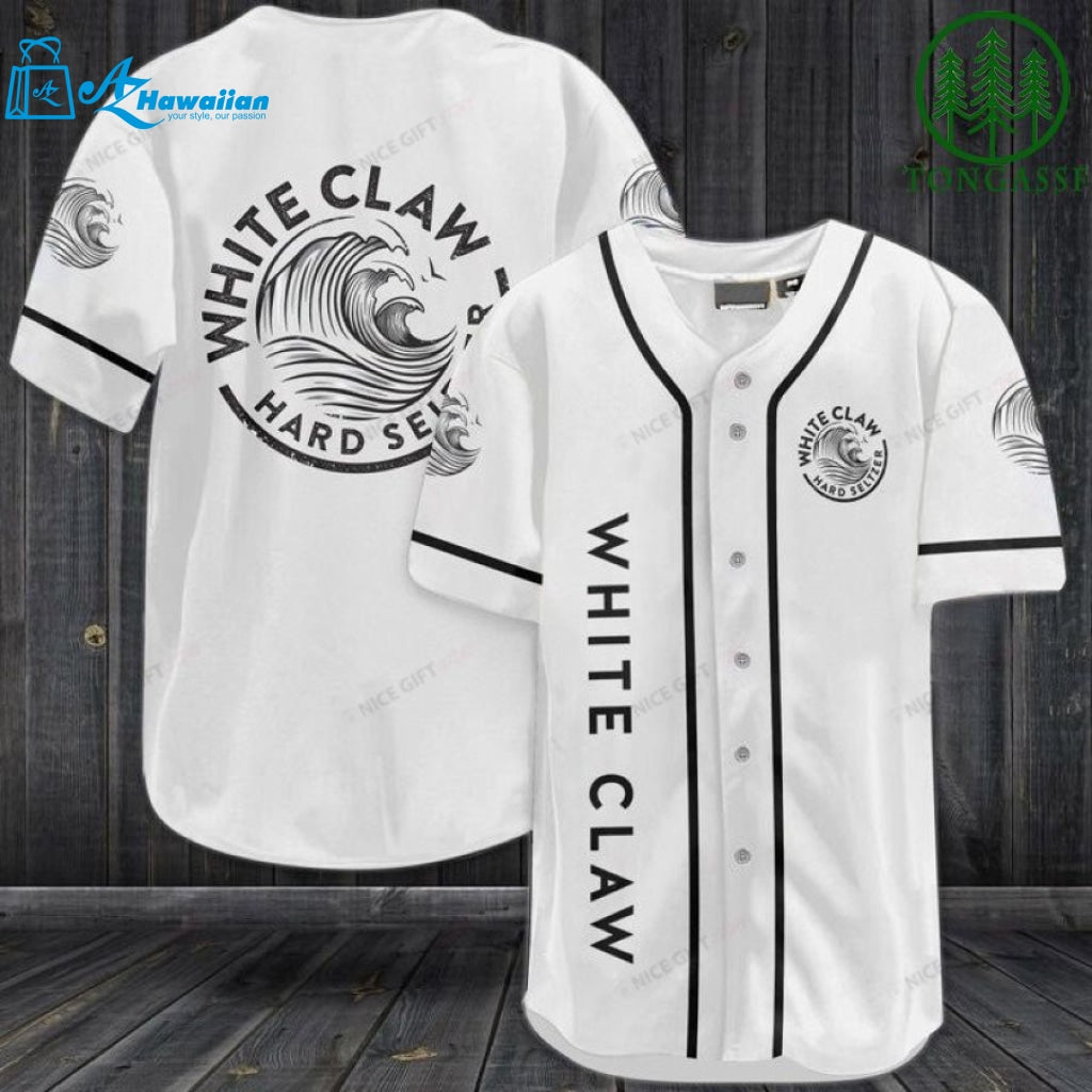 White Claw Baseball Jersey Shirt