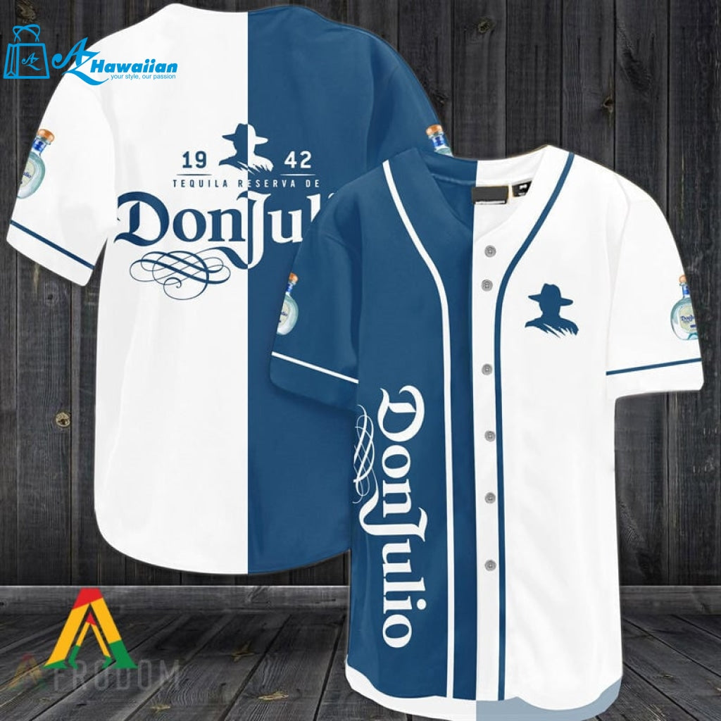 White Don Julio Baseball Jersey