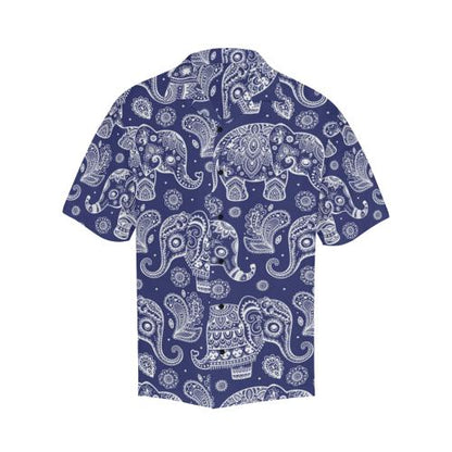 White Elephant Mandala Hawaiian Shirt