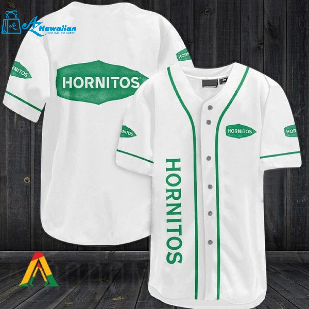 White Hornitos Reposado Tequila Baseball Jersey